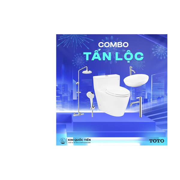 Combo Thiết Bị Vệ Sinh TOTO Tấn Lộc Kim Quốc Tiến