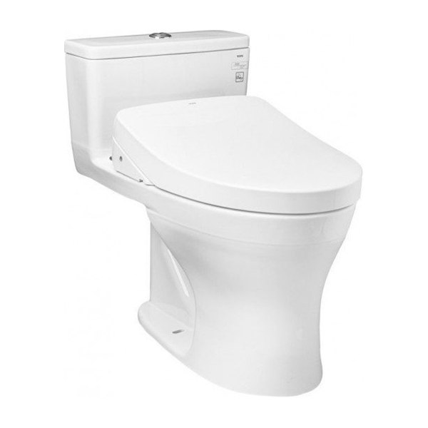 Bồn Cầu Điện Tử TOTO MS855CDW12#XW Kèm Nắp Rửa Điện Tử WASHLET (Loại Giấu Dây) Dòng S7 - TCF4911EZ (220V)