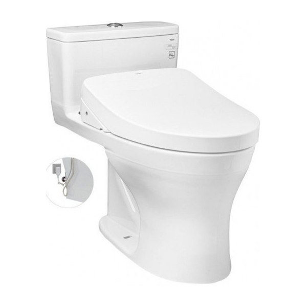 Bồn Cầu Điện Tử TOTO MS855DW11#XW Kèm Nắp Rửa Điện Tử WASHLET Dòng S7 - TCF4911Z (220V)