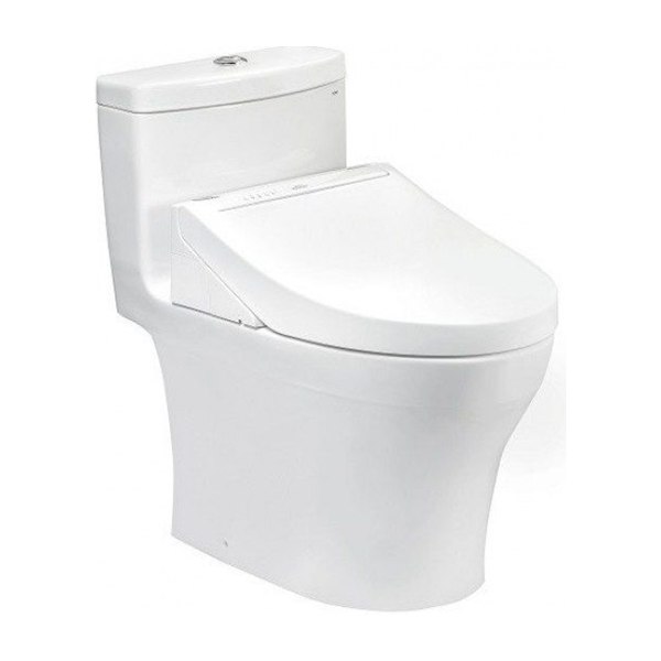 Bồn Cầu Điện Tử TOTO MS889CDRW15#XW Kèm Nắp Rửa Điện Tử WASHLET Dòng C5 - TCF24460AAA (220V)