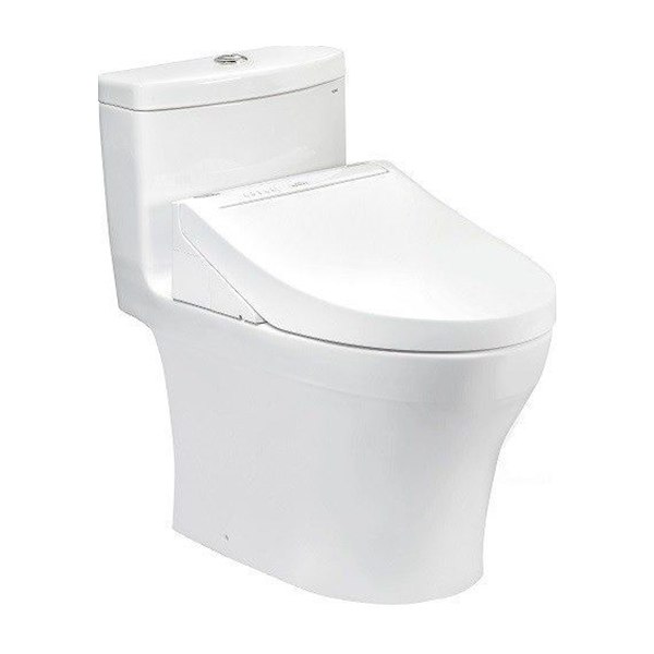 Bồn Cầu Điện Tử TOTO MS889DRW14#XW Kèm Nắp Rửa Điện Tử WASHLET Dòng C5 - TCF24410AAA (220V)