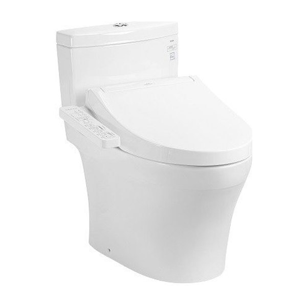 Bồn Cầu Điện Tử TOTO MS889CDRW17#XW Kèm Nắp Rửa Điện Tử WASHLET (Loại Giấu Dây) Dòng C2 - TCF23460AAA (220V)