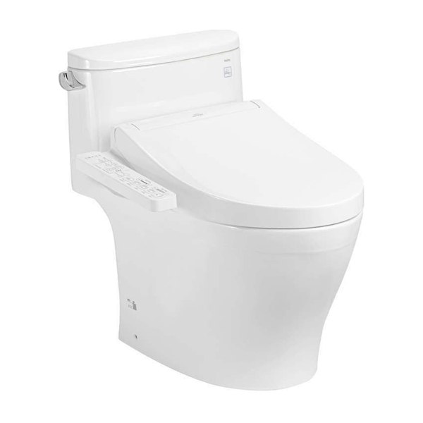 Bồn Cầu Điện Tử TOTO MS887CRW17#XW Kèm Nắp Rửa Điện Tử WASHLET (Loại Giấu Dây) Dòng C2 - TCF23460AAA (220V)