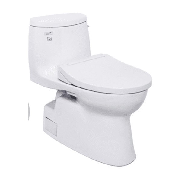 Bồn Cầu TOTO MS905E2#XW 1 Khối Nắp Rửa Cơ TCW07S
