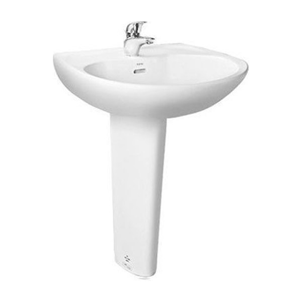 Chậu Rửa Mặt Lavabo TOTO LHT239CR#W Treo Tường Chân Ngắn