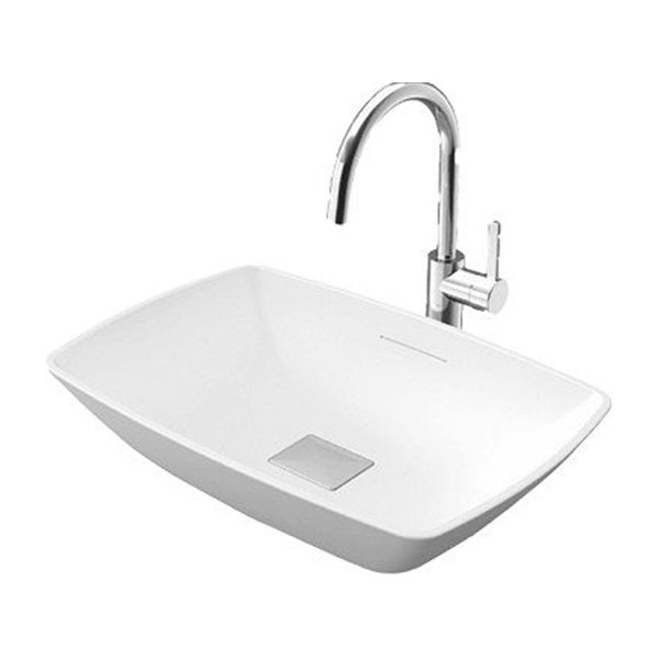 Chậu Rửa Mặt TOTO PJS02WE#MW Đặt Bàn Đá Cẩm Thạch Mờ