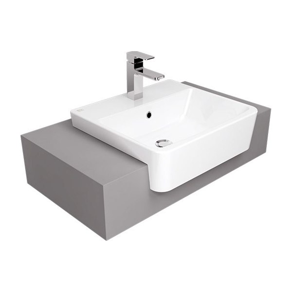 Chậu Rửa Lavabo AMERICAN 0519-WT ( VF-0519 ) Bán Âm Bàn Acacia Evolution