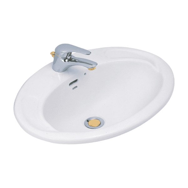 Chậu Rửa Lavabo COTTO C007 Jade Dương Vành