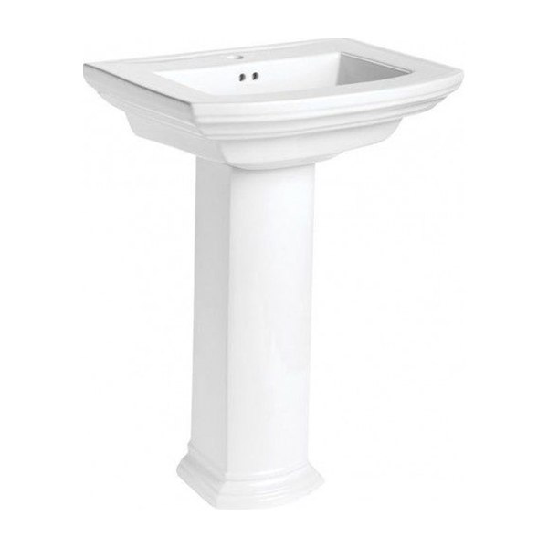 Chậu Rửa Lavabo COTTO C02957/C4066 Treo Tường Kèm Chân Dài