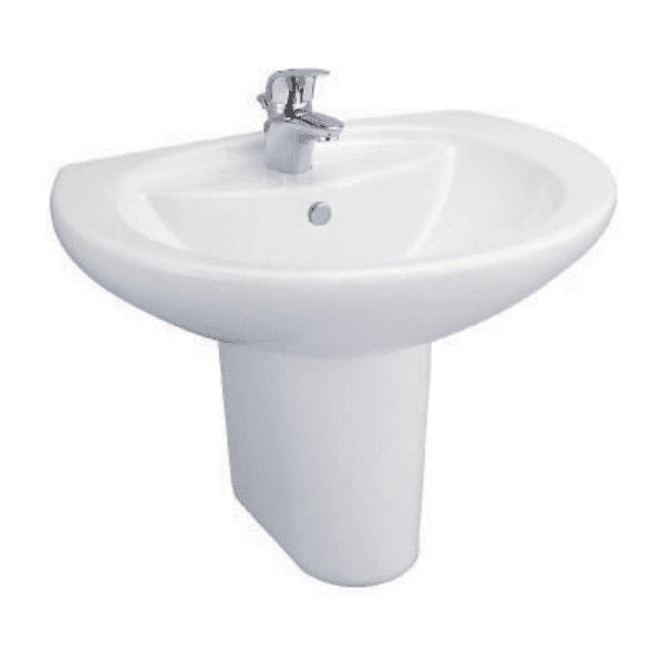 Chân Ngắn Lavabo COTTO C420 Gắn Chậu Rửa