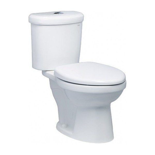 Bồn Cầu CAESAR CTS1338 2 Khối Nắp Êm Xả Nhấn 1 Chế Độ