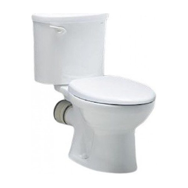Bồn Cầu CAESAR CPT1332 2 Khối Thoát Ngang
