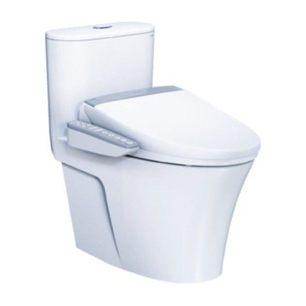 Bồn Cầu CAESAR CD1395/TAF200H 1 Khối Nắp Điện Tử