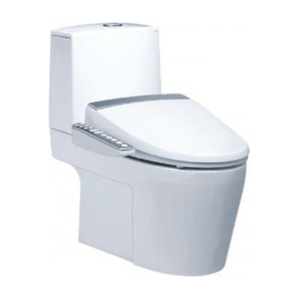 Bồn Cầu CAESAR CD1345/TAF200H 2 Khối Nắp Điện Tử