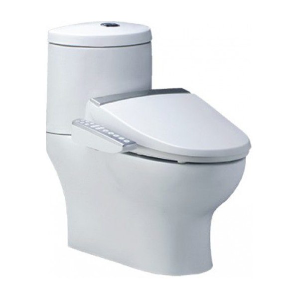 Bồn Cầu CAESAR CD1349/TAF200H 2 Khối Nắp Điện Tử