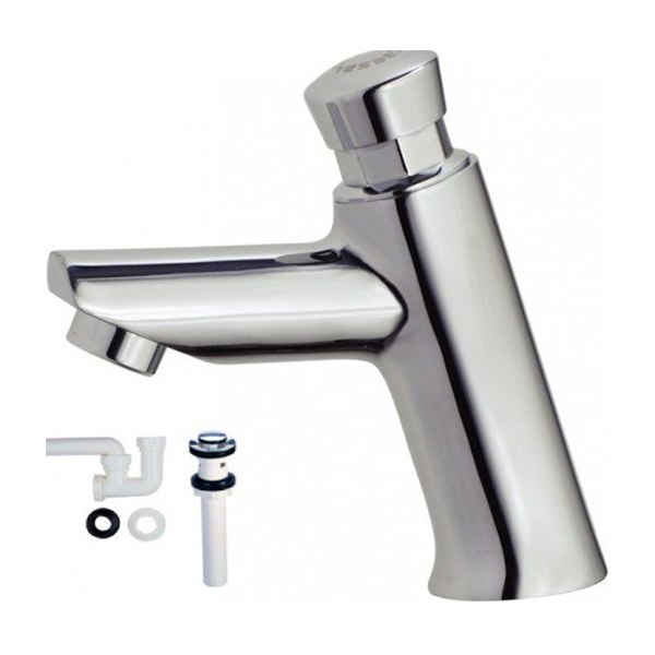 Vòi Lavabo CAESAR B054CU Lạnh Ấn Bán Tự Động