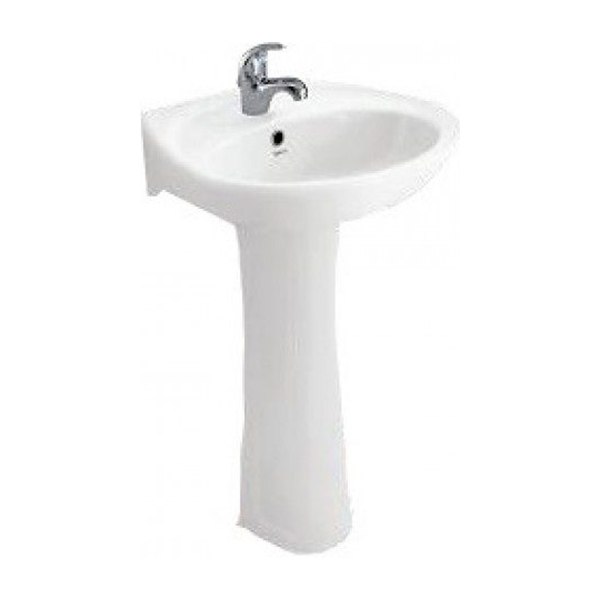 Lavabo VIGLACERA BS409/VI1T Treo Tường Kèm Chân Dài