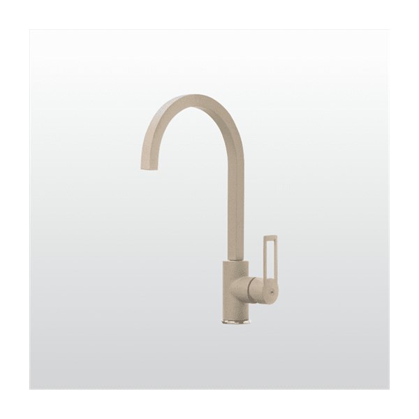 Vòi Chậu Rửa Chén MALLOCA MF-062 Nóng Lạnh Màu Kem