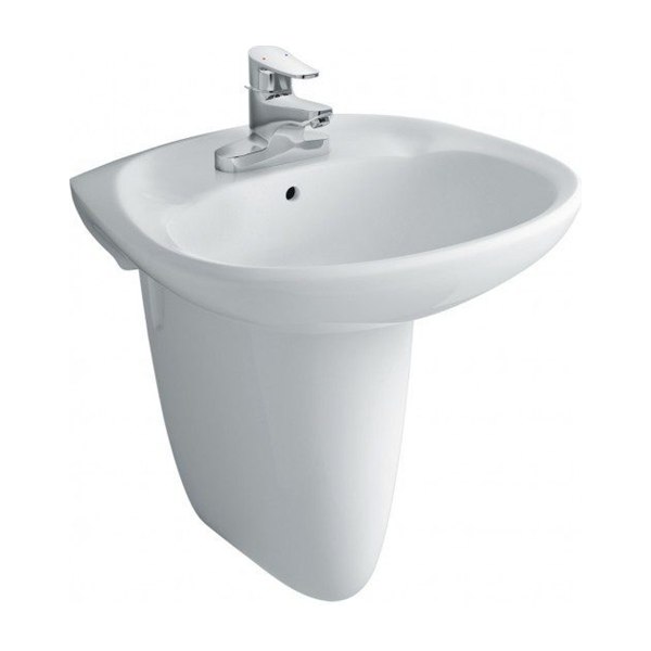 Chậu Rửa Lavabo INAX L-284V/L-284VC Kèm Chân Ngắn Treo Tường