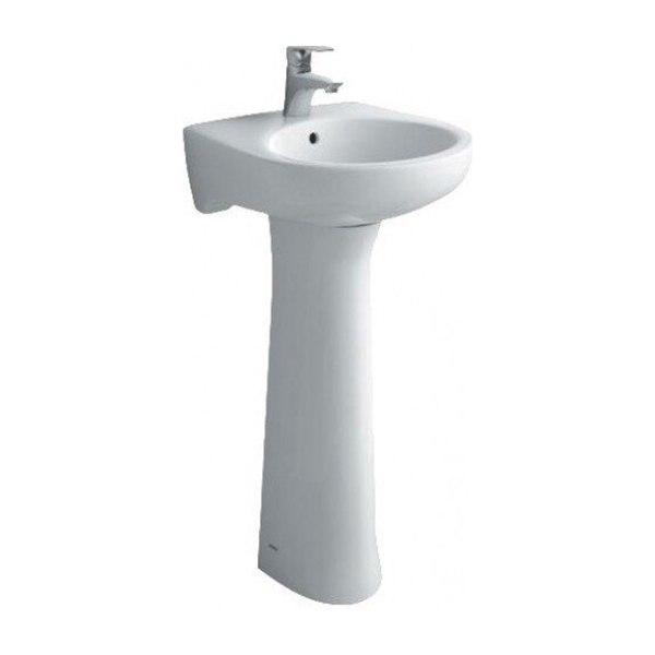 Chậu Rửa Lavabo INAX L-282V/L-284VD Kèm Chân Dài Treo Tường