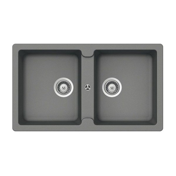 Chậu Rửa Chén HAFELE GALBA HS-GD8650 570.36.500 Đá Màu Xám