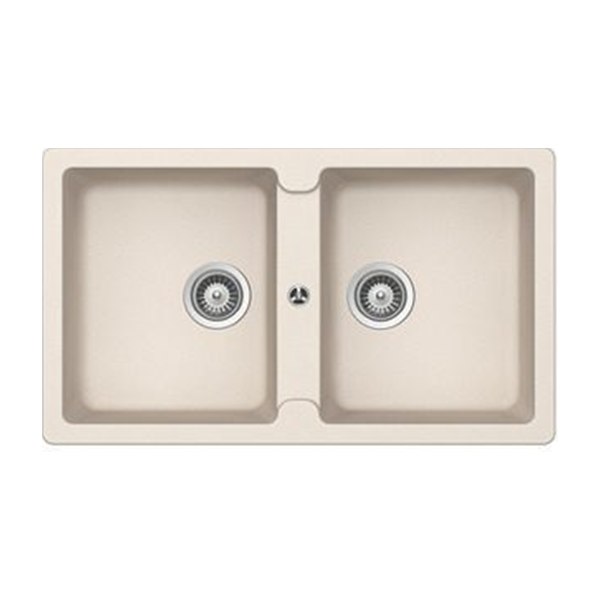 Chậu Rửa Chén HAFELE GALBA HS-GD8650 570.36.400 Đá Màu Kem