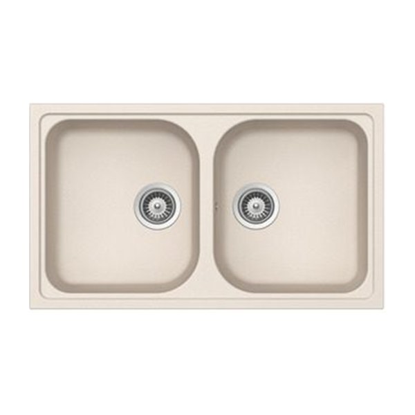 Chậu Rửa Chén HAFELE JULIUS HS-GD8650 570.35.480 Đá Màu Kem