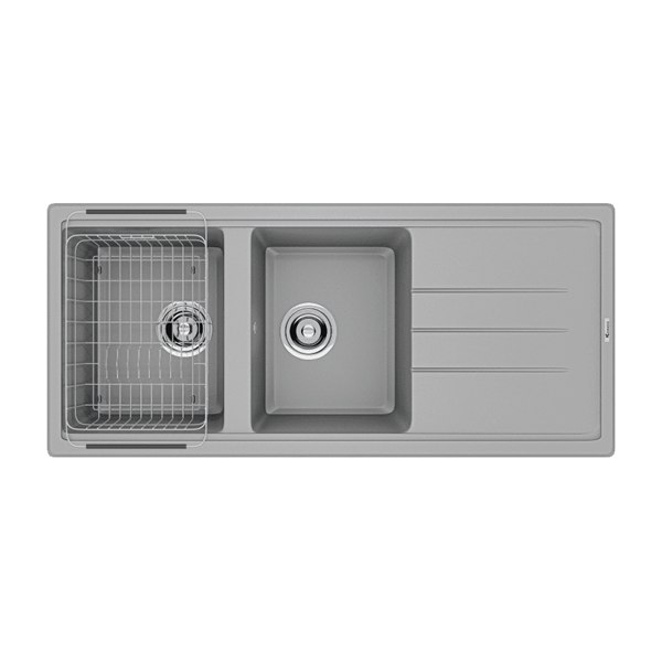 Chậu Rửa Chén KONOX PHOENIX 1160 Grey Màu Xám
