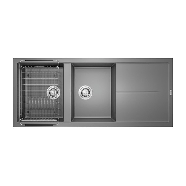Chậu Rửa Chén KONOX LIVELLO 1160 Grey Màu Xám