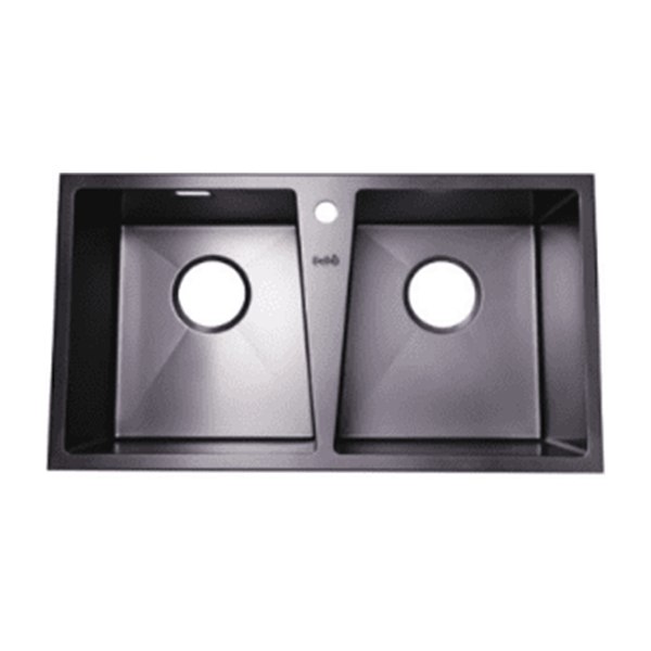 Chậu Rửa Chén BELLO BL-C570 2 Hộc Màu Đen