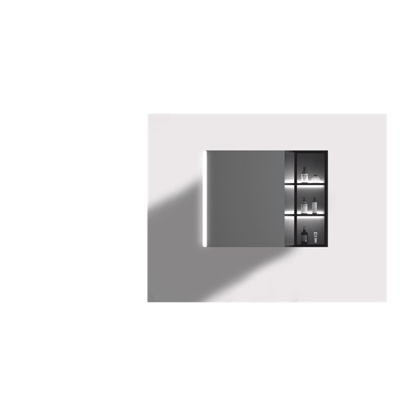 Tủ Gương MOWOEN MW6635B-100M Có Đèn Led 1000mm
