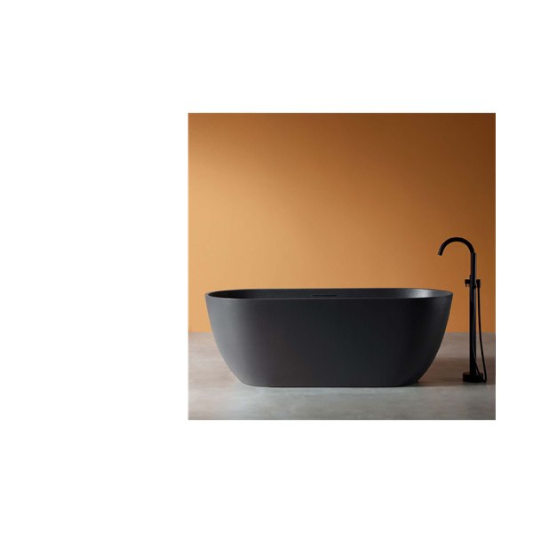 Bồn Tắm Đá MOWOEN MW002-Matt Black 1700mm