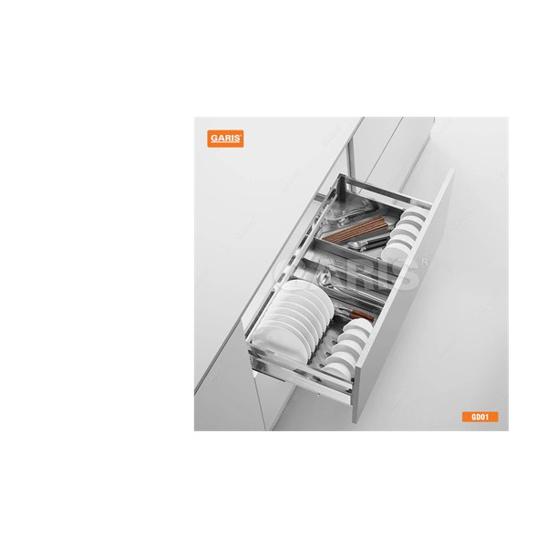 Gía Bát Đĩa, Thìa Đũa Nan Qủa Trám Vách Hộp GARIS MD02.60V