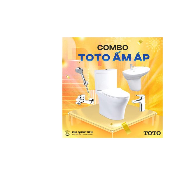Combo Thiết Bị Vệ Sinh TOTO Ấm Áp Kim Quốc Tiến