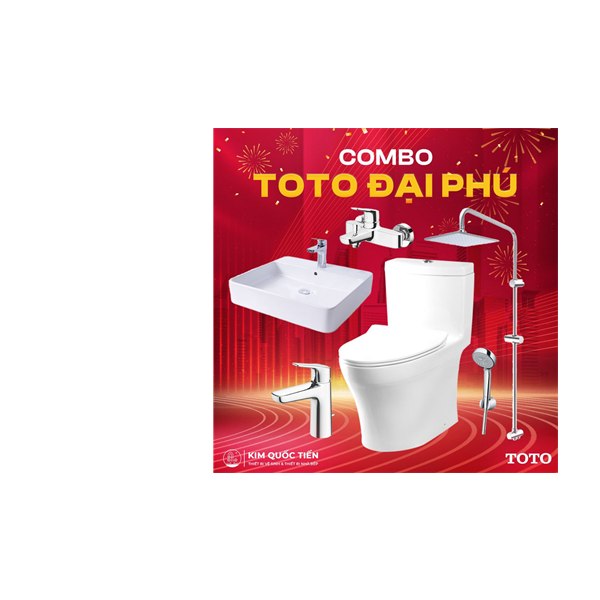 Combo Thiết Bị Vệ Sinh TOTO Đại Phú Kim Quốc Tiến