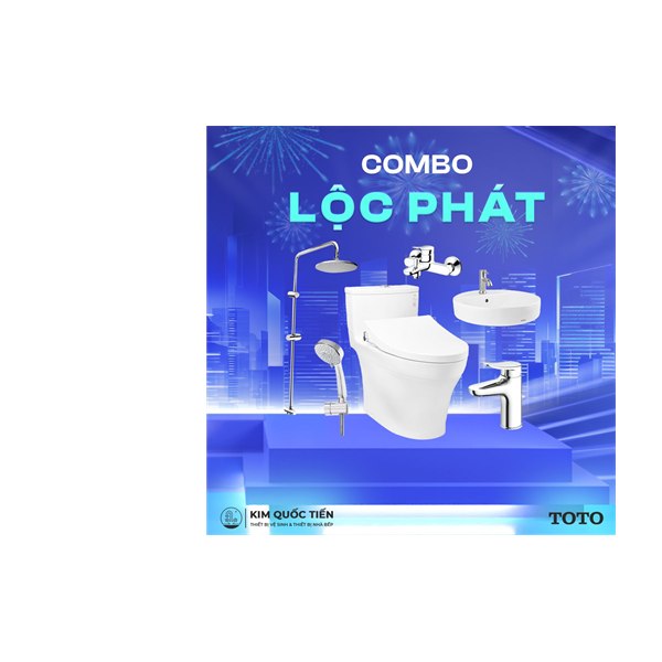 Combo Thiết Bị Vệ Sinh TOTO Lộc Phát Kim Quốc Tiến