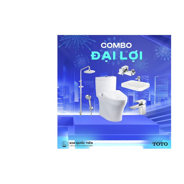 Combo Thiết Bị Vệ Sinh TOTO Đại Lợi Kim Quốc Tiến