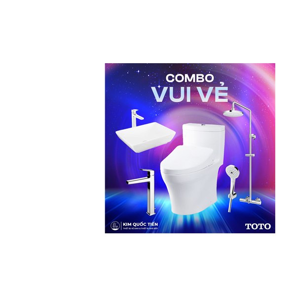 Combo Thiết Bị Vệ Sinh TOTO Vui Vẻ Kim Quốc Tiến