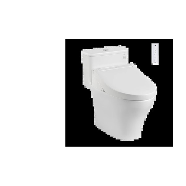 Bồn cầu điện tử TOTO MS857CDW15 1 khối kèm nắp rửa điện tử WASHLET dòng C5 - TCF24460AAA