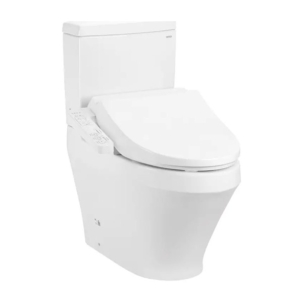 Bồn cầu điện tử TOTO CS945PDW18 2 khối thoát ngang nắp WASHLET Series C2 – TCF23710AAA