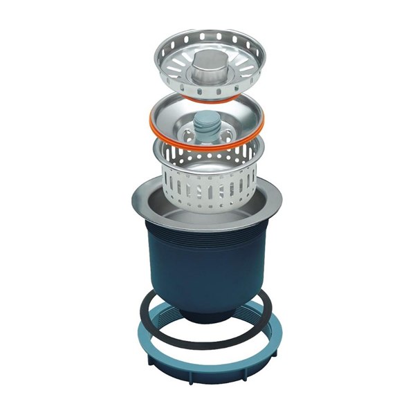 Bát rác 4 lớp Inox 304 KLUGER KS-502DN113