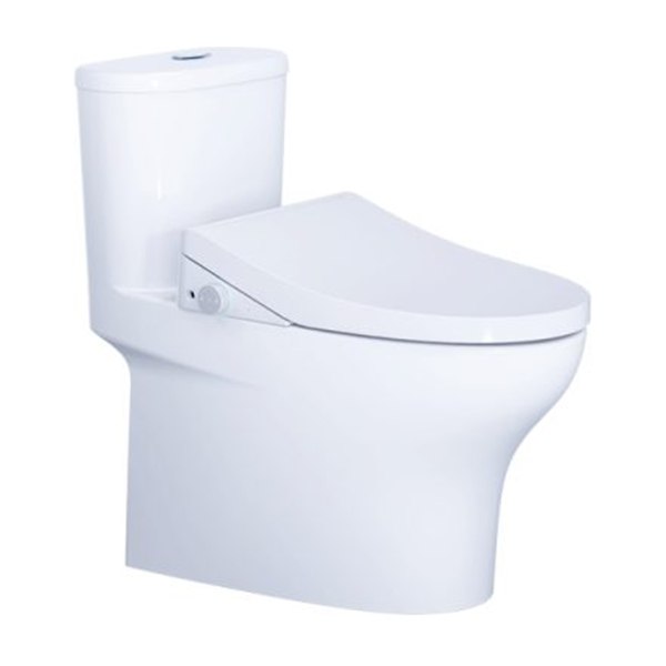 Bồn cầu 1 khối nắp điện tử Caesar C1394F/TAF610H