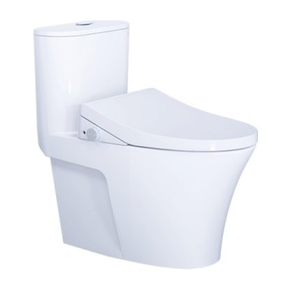 Bồn cầu 1 khối nắp điện tử Caesar C1395F/TAF512H