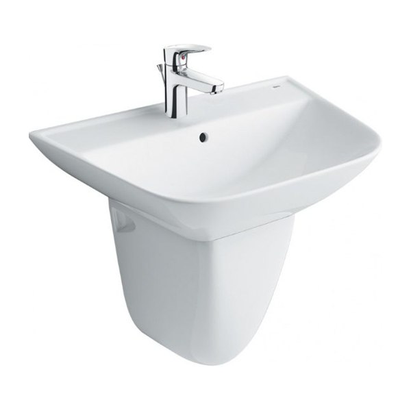 Chậu lavabo Inax L-297VFC treo tường