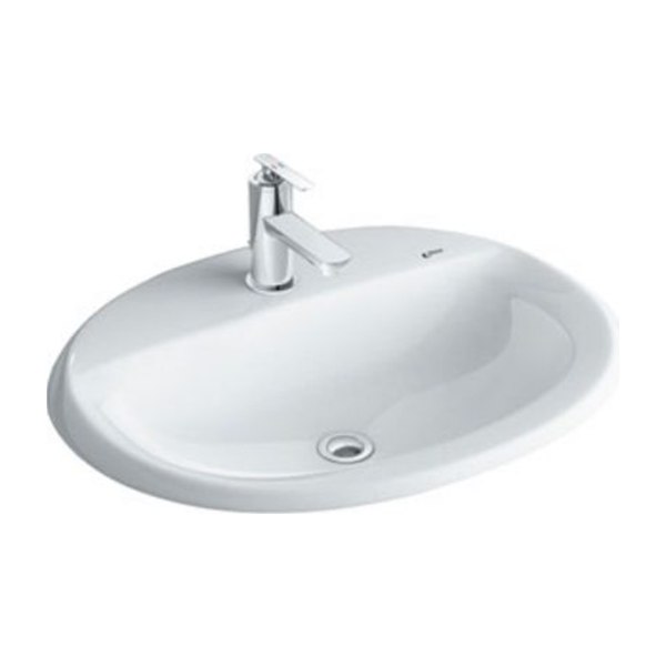 Chậu rửa lavabo âm bàn INAX L-2395VFC