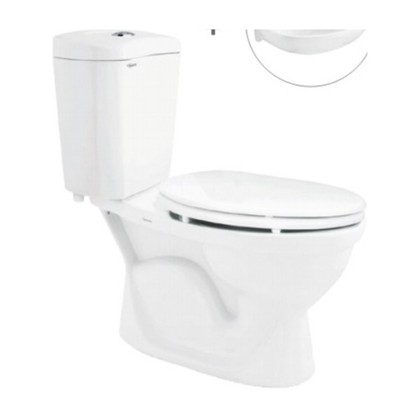 Bàn cầu hai khối VI28 + Chậu VTL2 (hoặc VTL3 hoặc VTL3N)