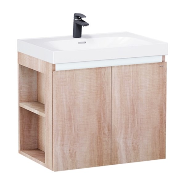 Tủ lavabo Caesar LF5357/EH15357CLW7V 70cm màu vân gỗ hộc trái