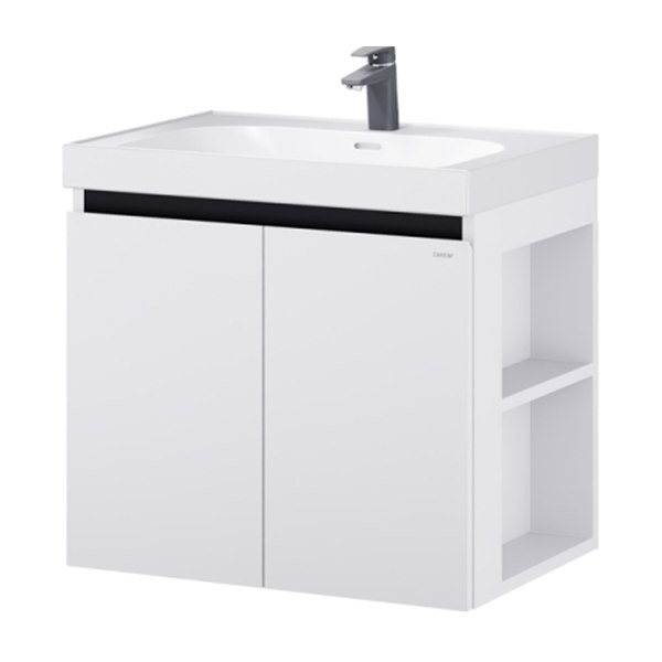 Tủ lavabo Caesar LF5357/EH15357CRV 70cm màu trắng hộc phải