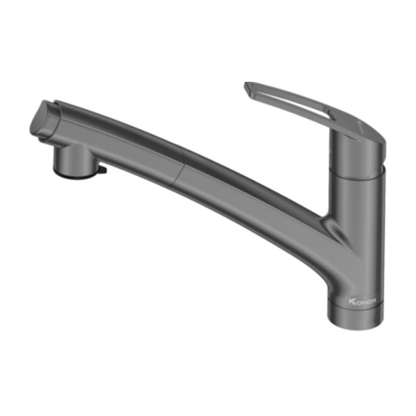 Vòi rửa bát Konox phong cách nội địa Nhật Bản Kira Gun Metal