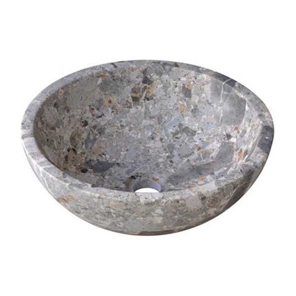 Chậu Rửa Mặt Lavabo Kanly MAR11V Đặt Bàn Đá Tự Nhiên 400x150 mm